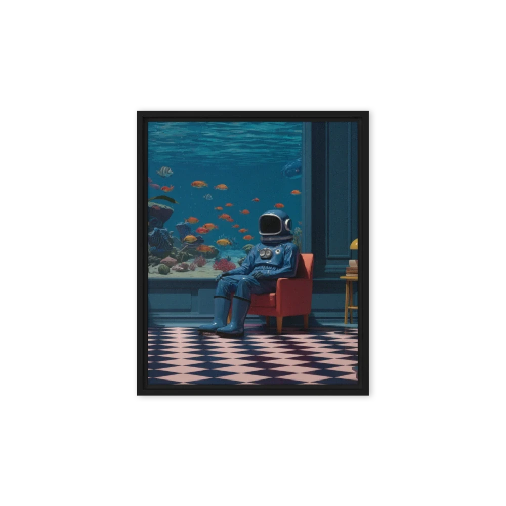 Astronaut's Deep Blue View