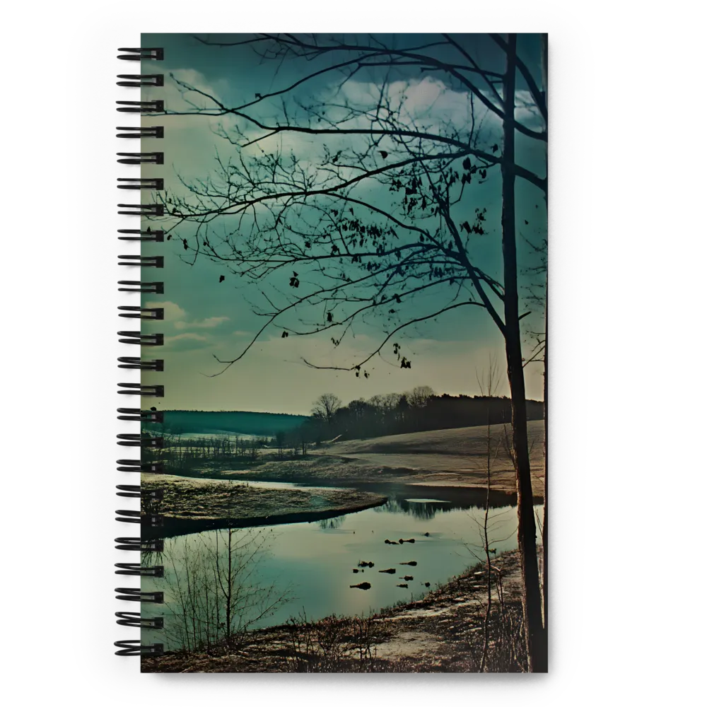 Autumn River Tonalism 
 Spiral Notebook | 140 pages