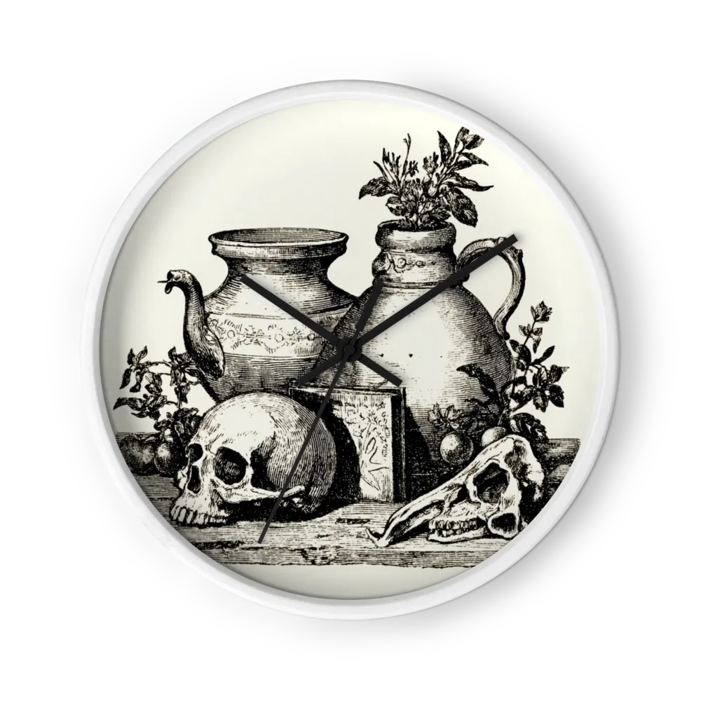 Vanitas Still Life with Skulls