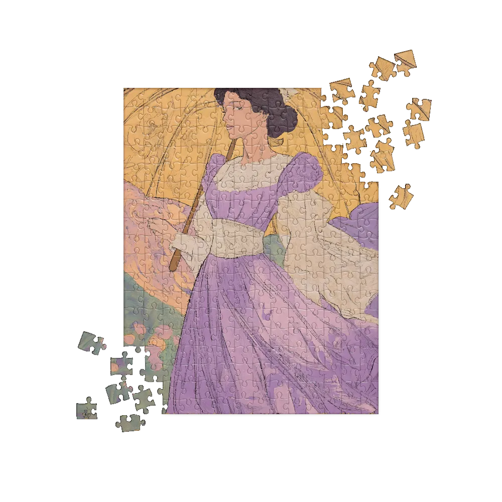 Art Nouveau Woman 
 Jigsaw Puzzle