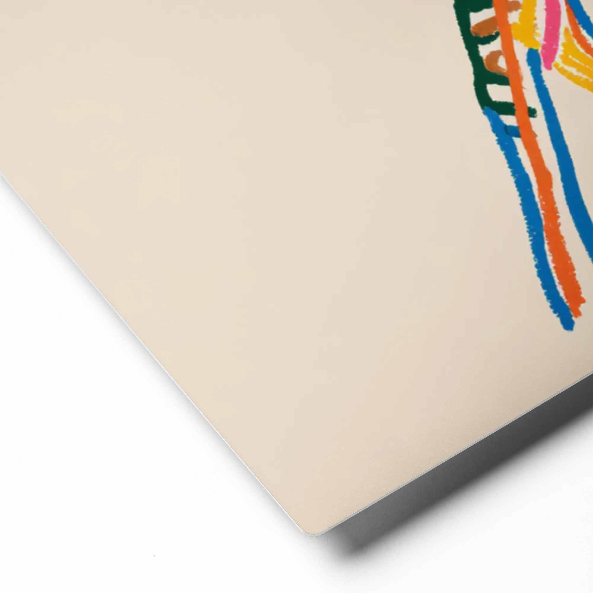 Rainbow Zebra 
 Canvas | 8″x 8″