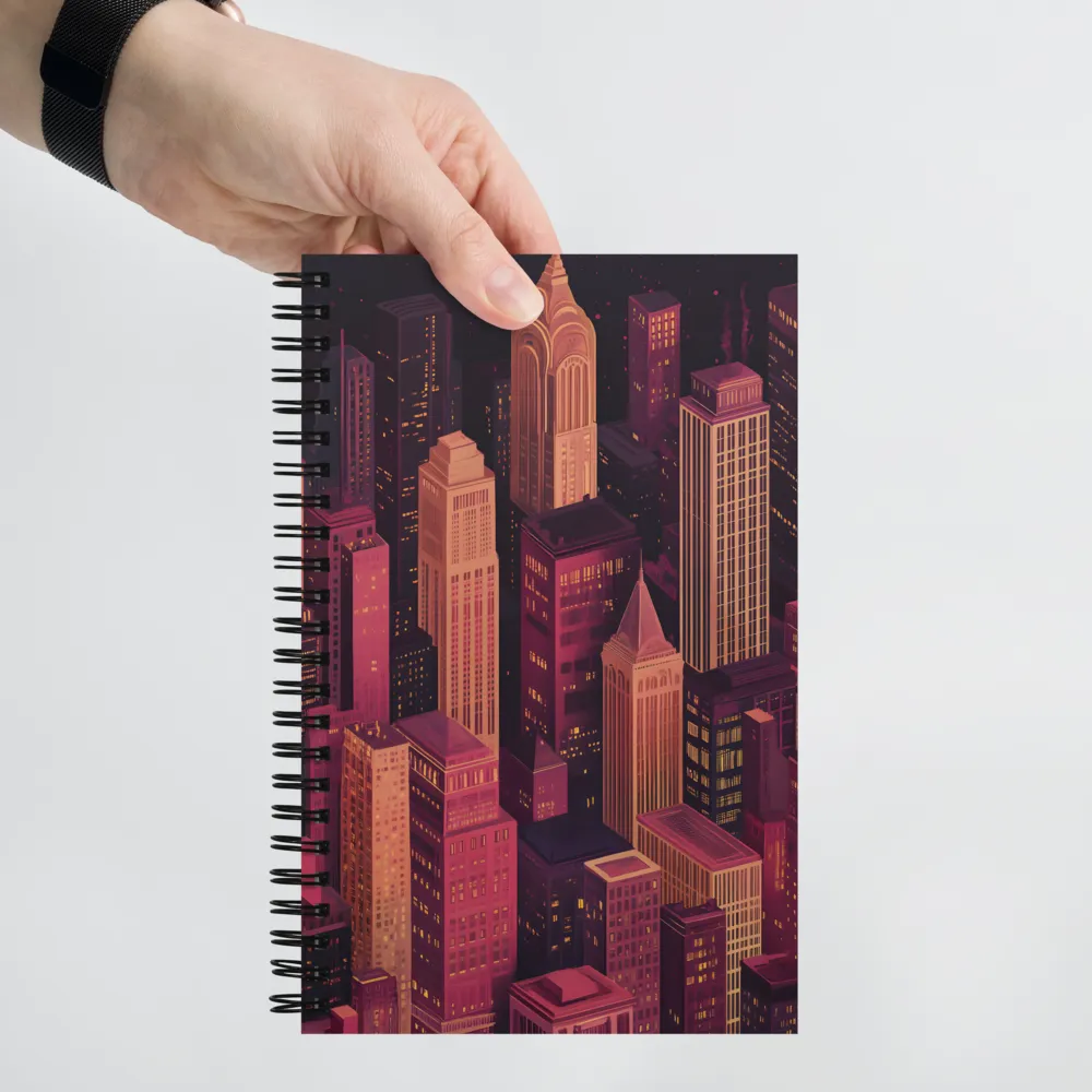 Urban Glow 
 Spiral Notebook | 140 pages