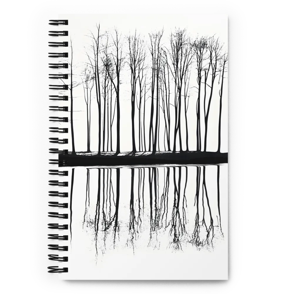 Minimalist Tree Reflection 
 Spiral Notebook | 140 pages
