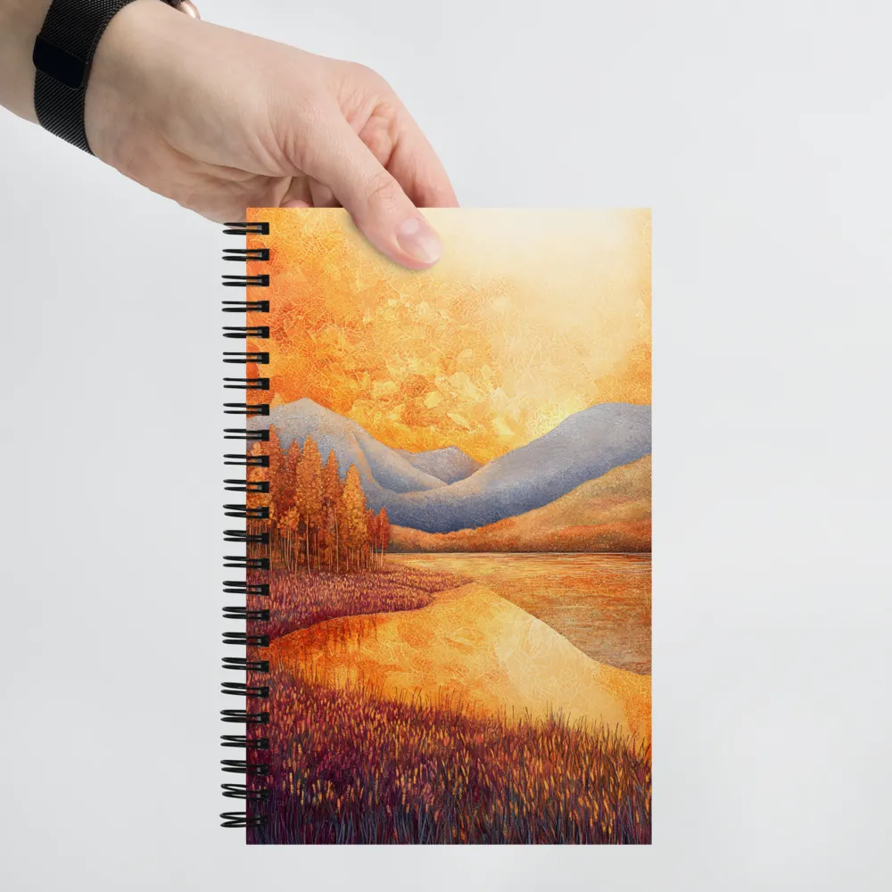 Golden Hour Peaks 
 Spiral Notebook | 140 pages