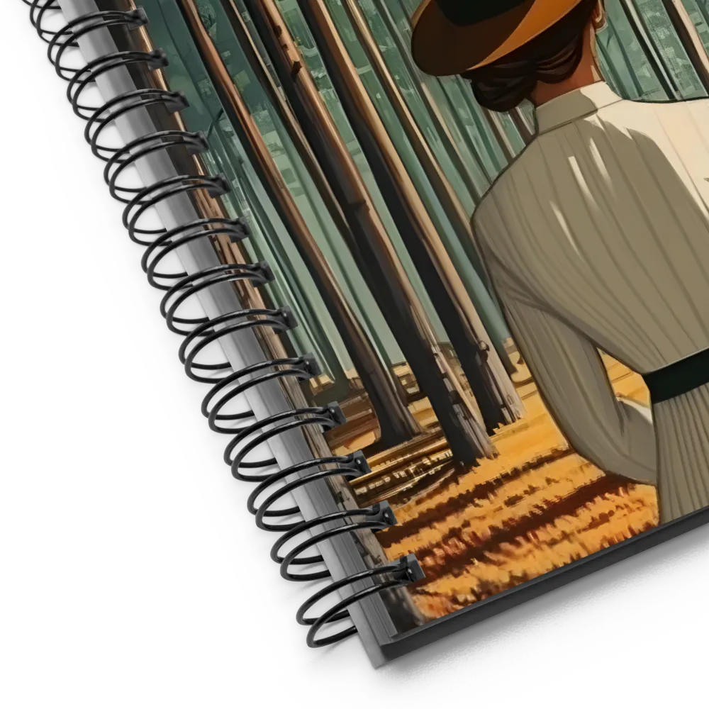 Autumn Forest Stroll 
 Spiral Notebook | 140 pages
