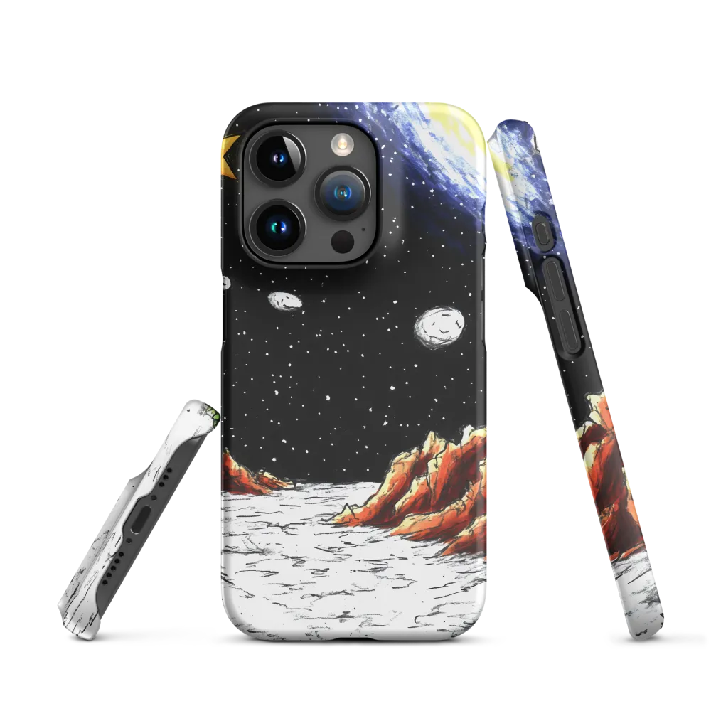 Cosmic Landscape with Stars and Planets | Phone Case
