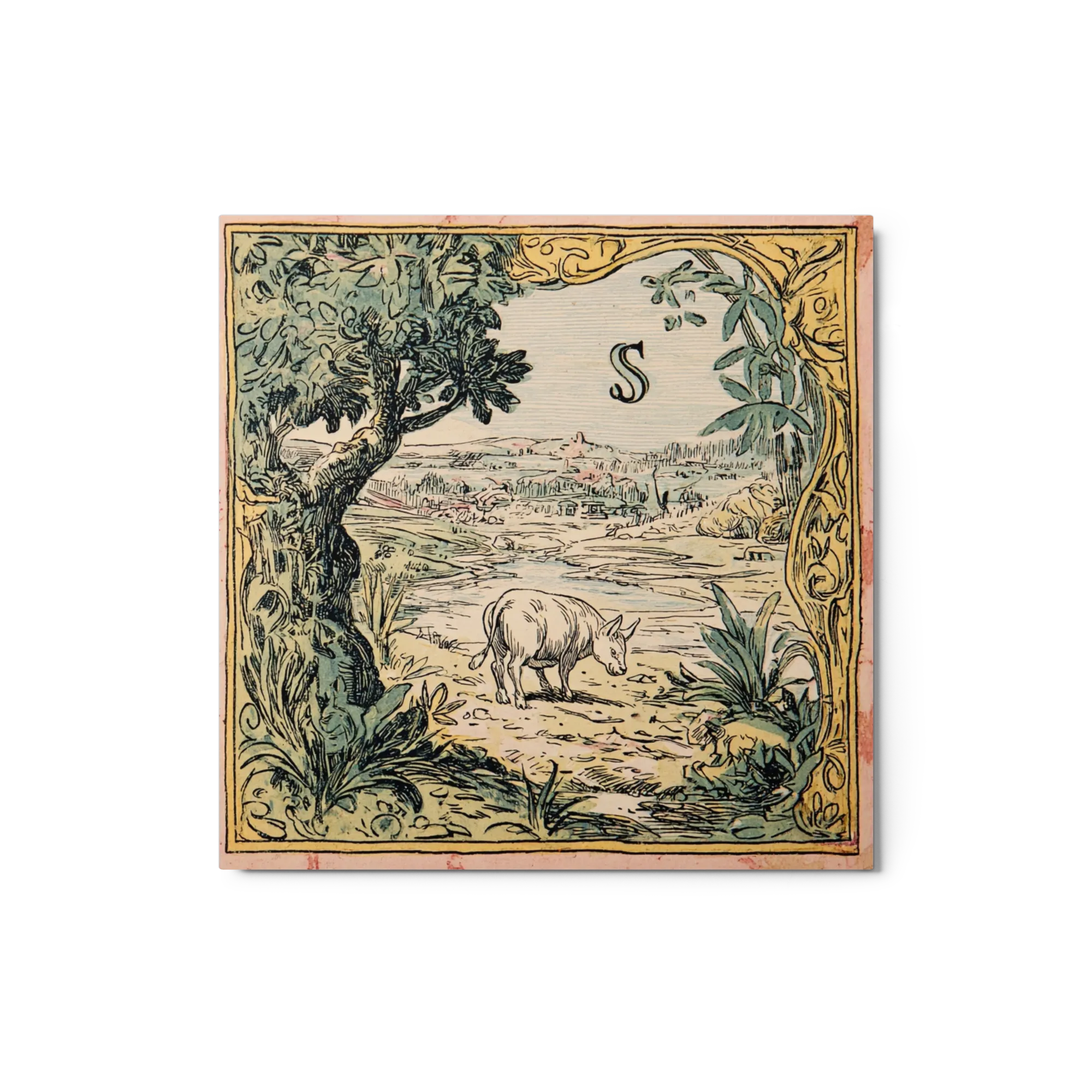Vintage Pastoral Letter S