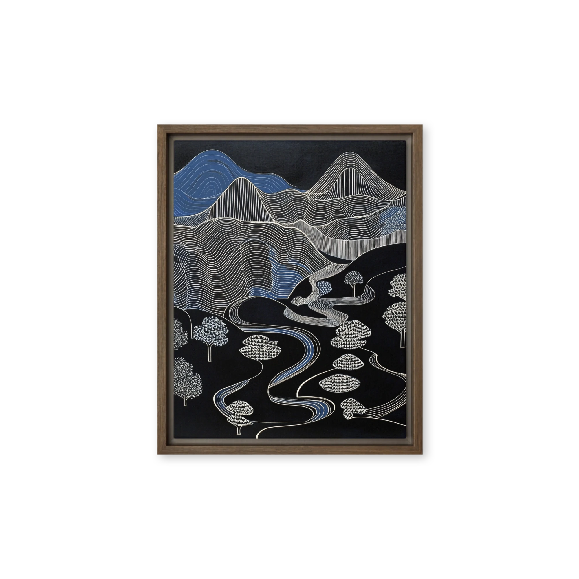 Serene Topographic Landscape