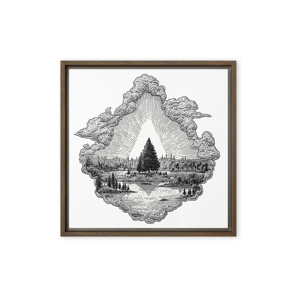 The Solitary Pine | Art Print