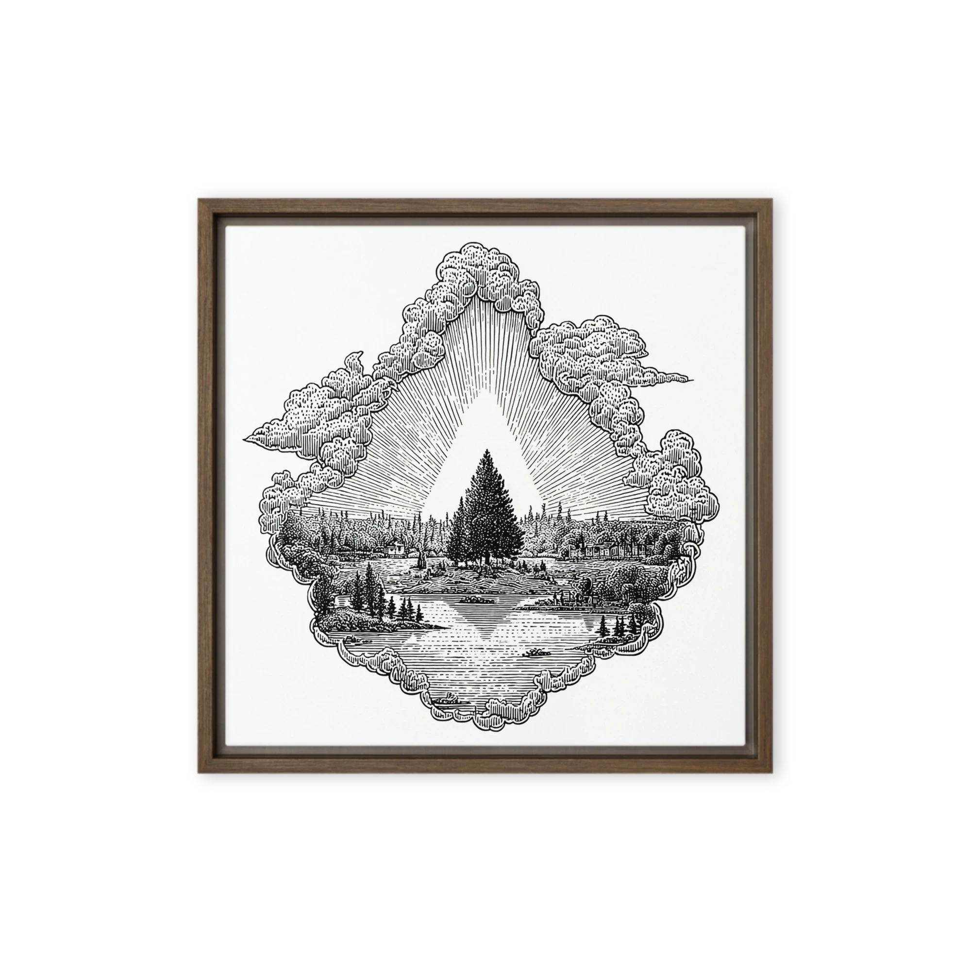 The Solitary Pine | Art Print