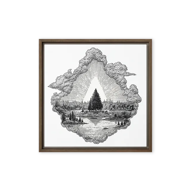The Solitary Pine | Art Print