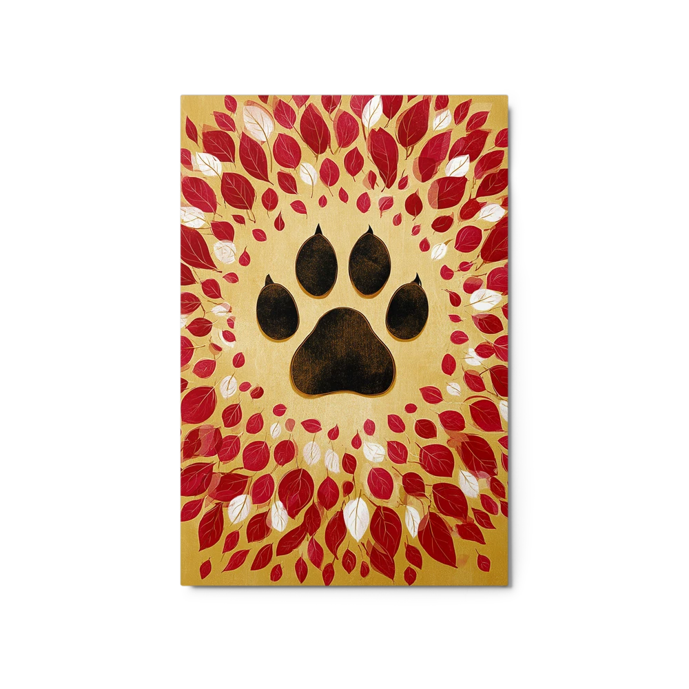 Autumn Paw Print | Art Print