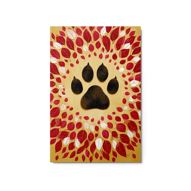 Autumn Paw Print | Art Print