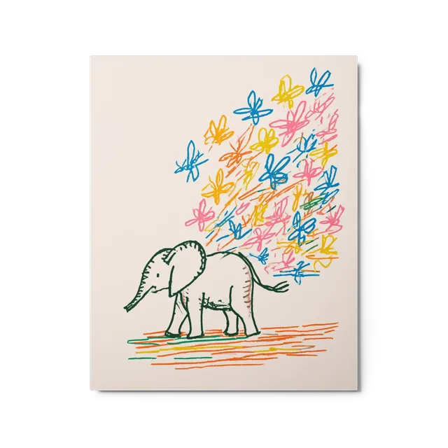 Jumbo's Butterflies | Art Print