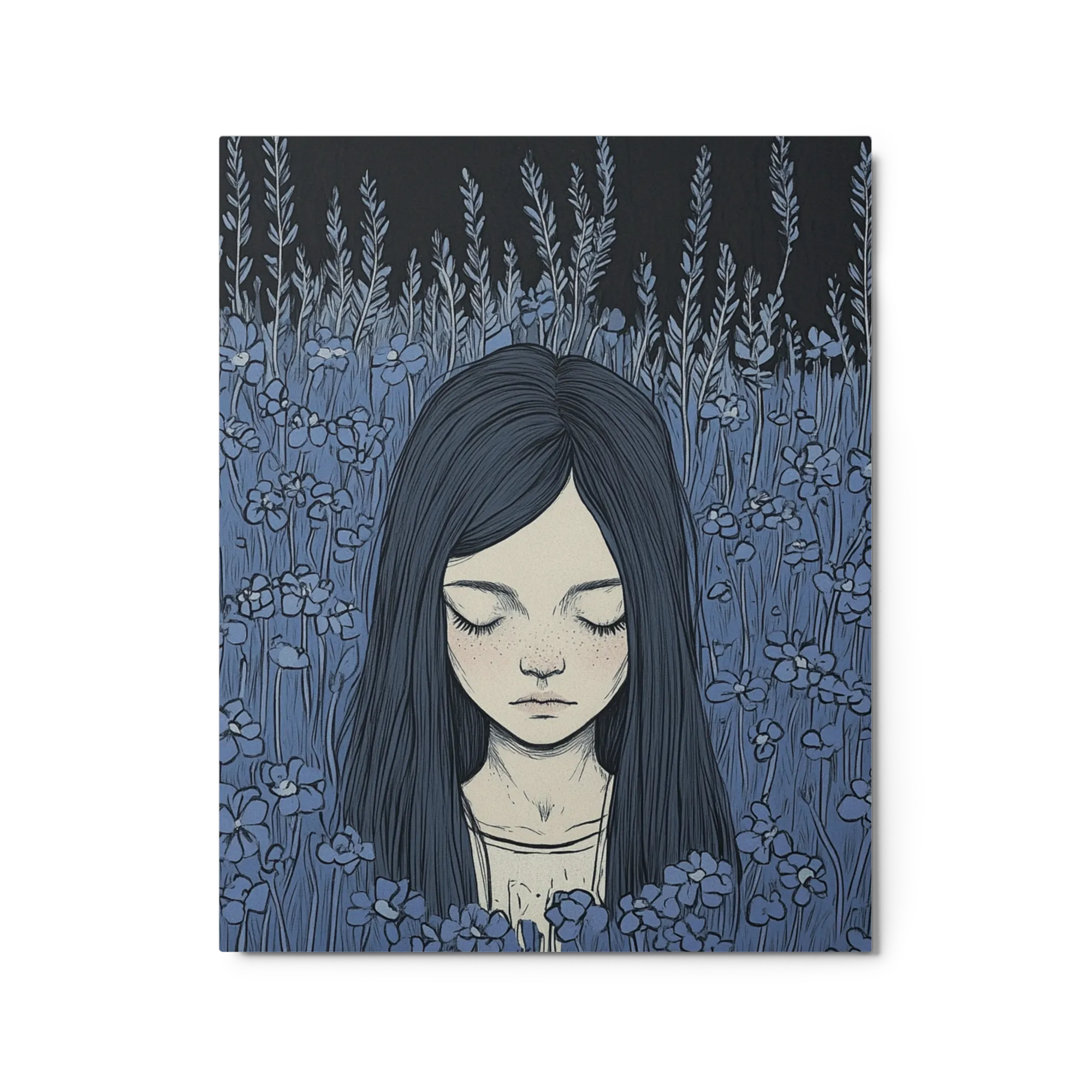 Serenity in Blue Blooms