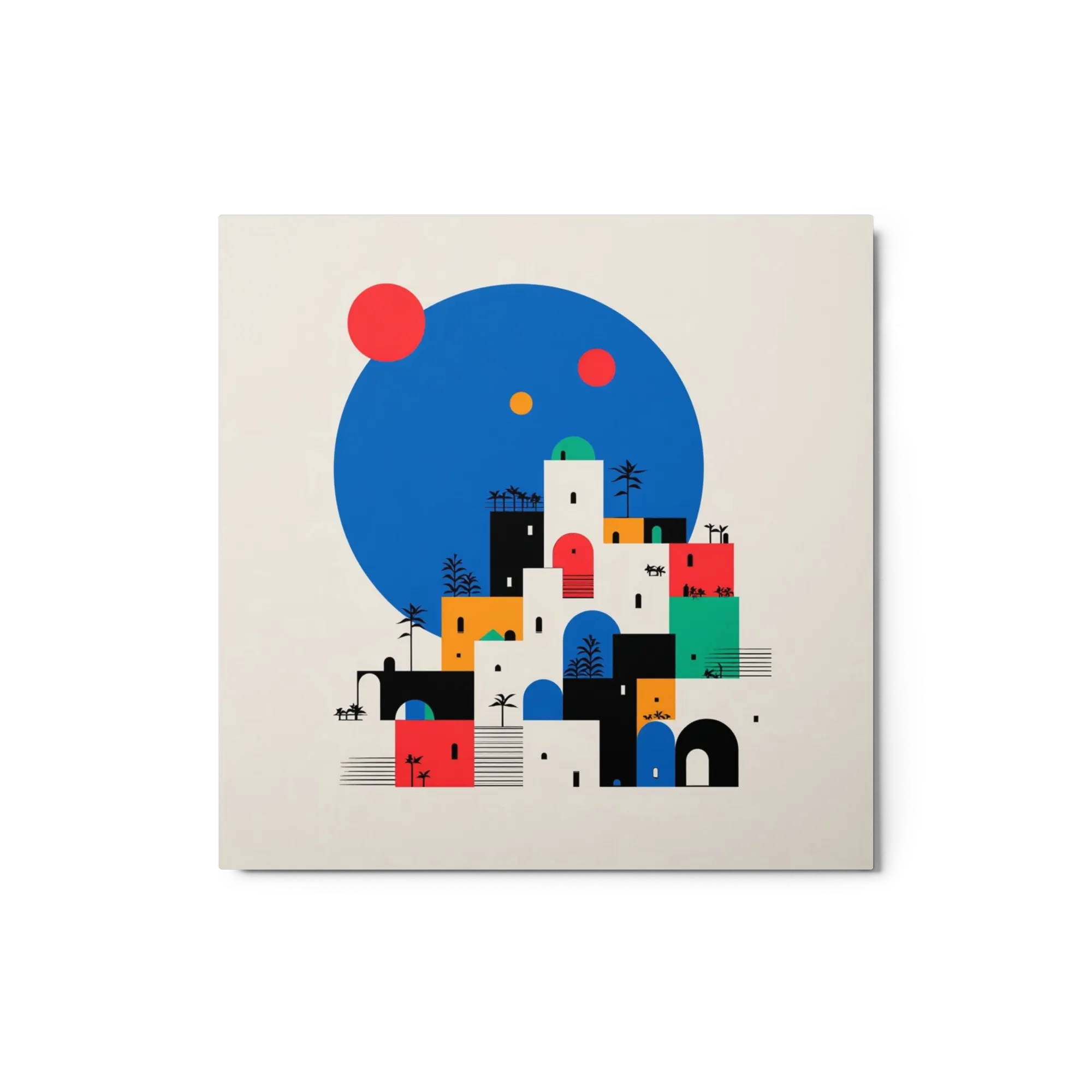 Geometric Village under Sun