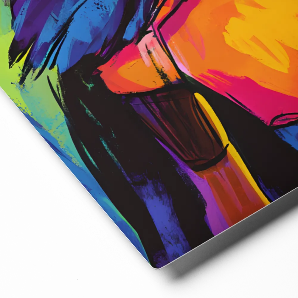 Radiant Warrior Portrait | Art Print