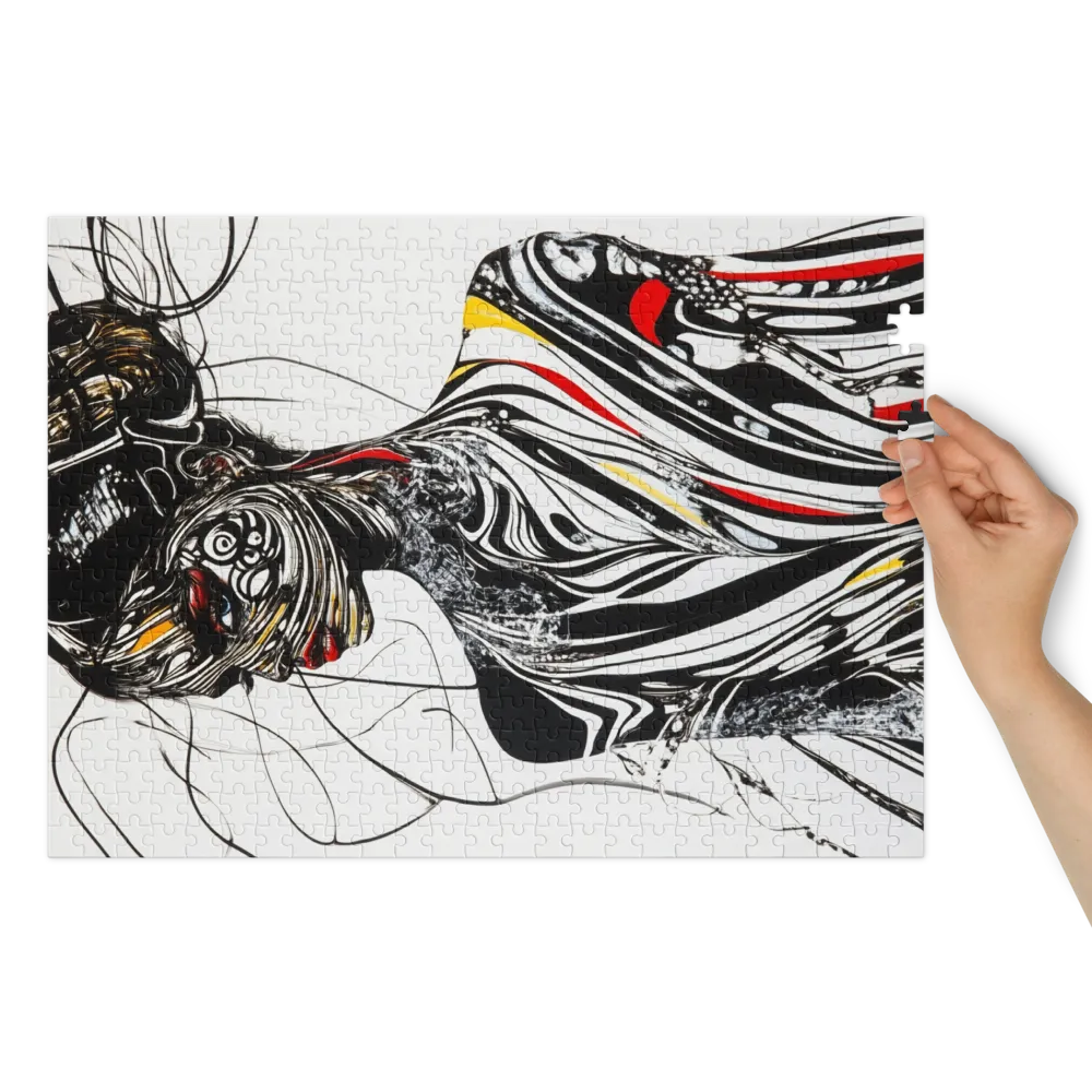 Linhagem Abstrata 
 Puzzle em caixa de metal
