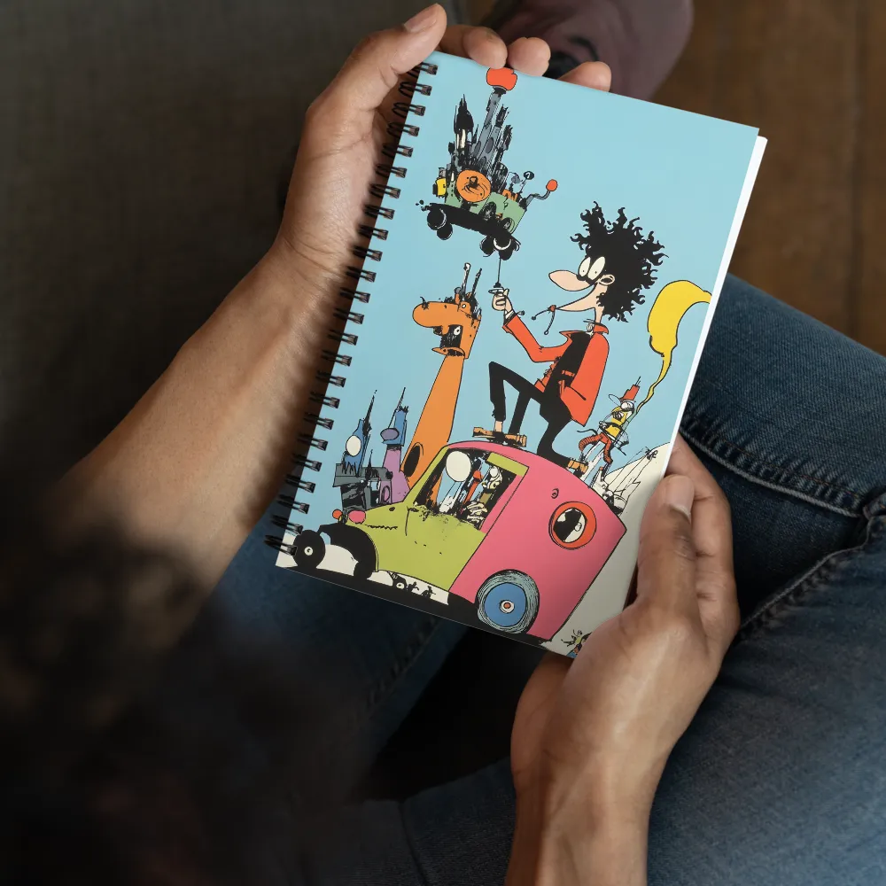 Fantastical Vehicle Adventure 
 Spiral Notebook | 140 pages