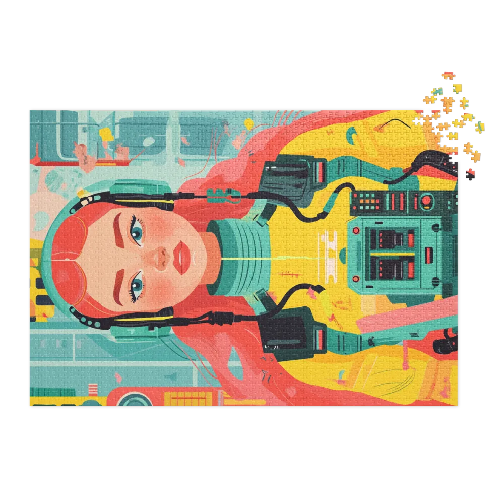 Female Astronaut Portrait | Jigsaw Puzzle (252/520 pieces)