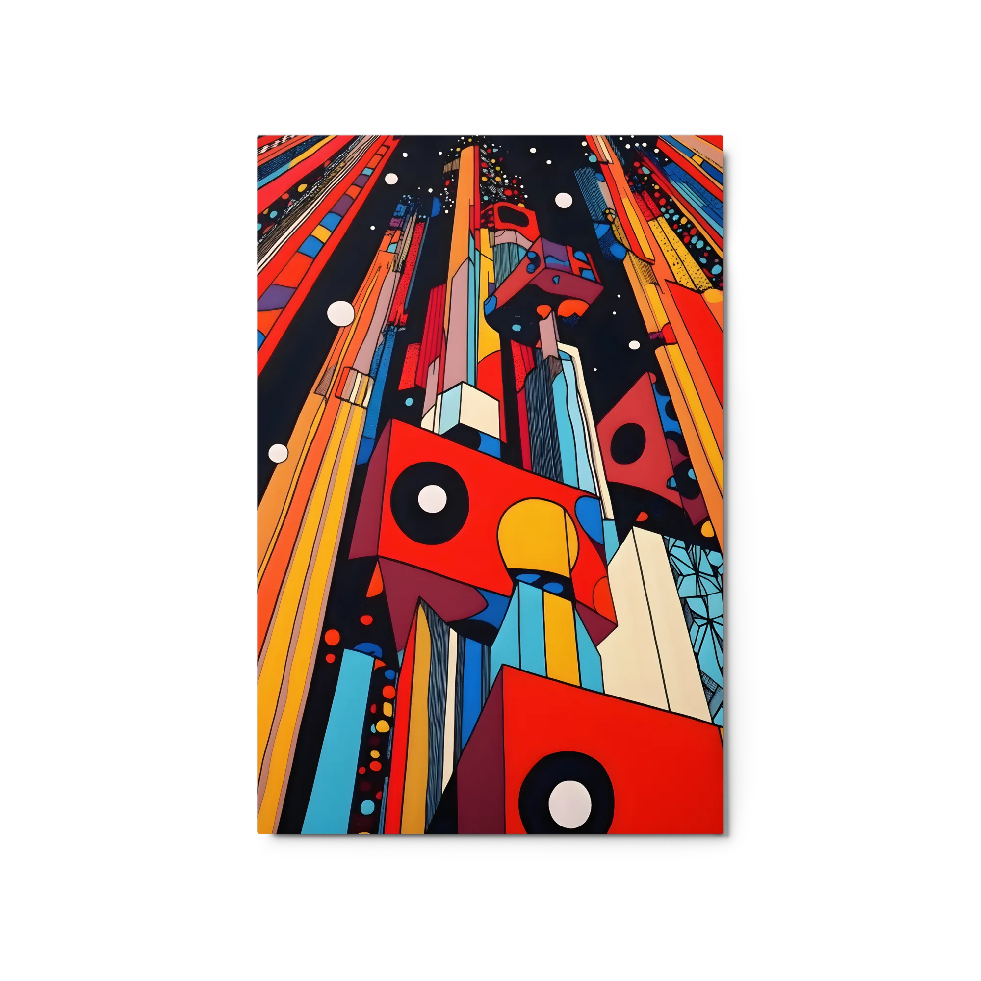 Vibrant Geometric City