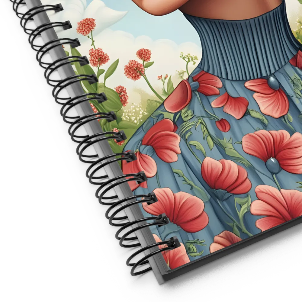 Gaze in Bloom 
 Spiral Notebook | 140 pages