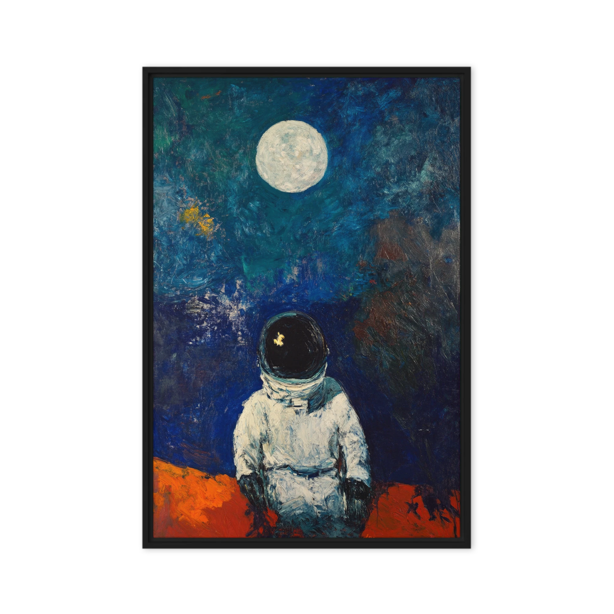 Solitary Lunar Watch | Art Print