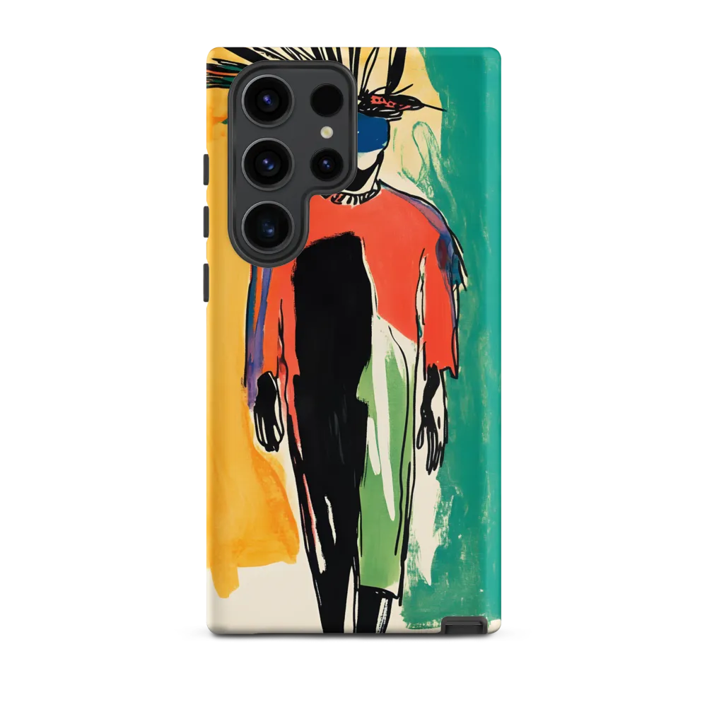 Abstract Fashion Figure with Headpiece | Phone Case