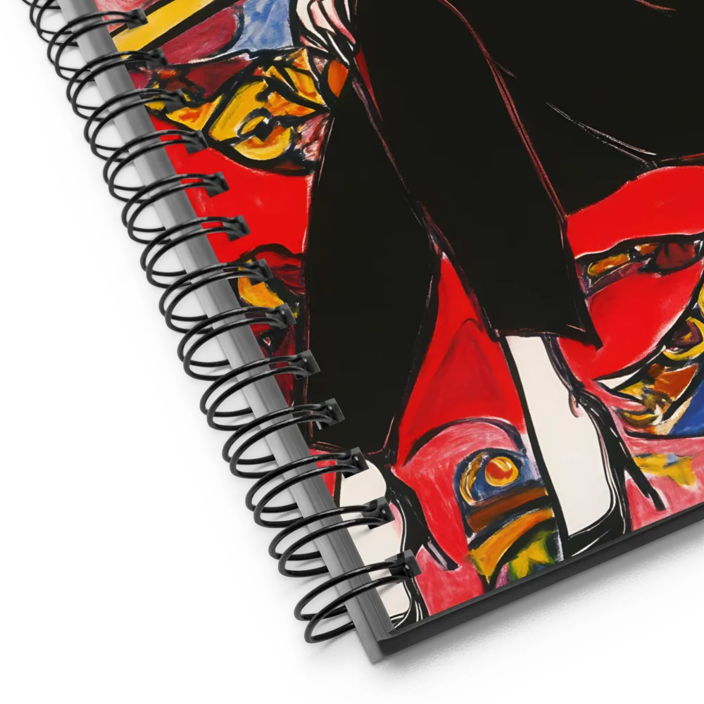Art Deco Woman Portrait 
 Spiral Notebook | 140 pages