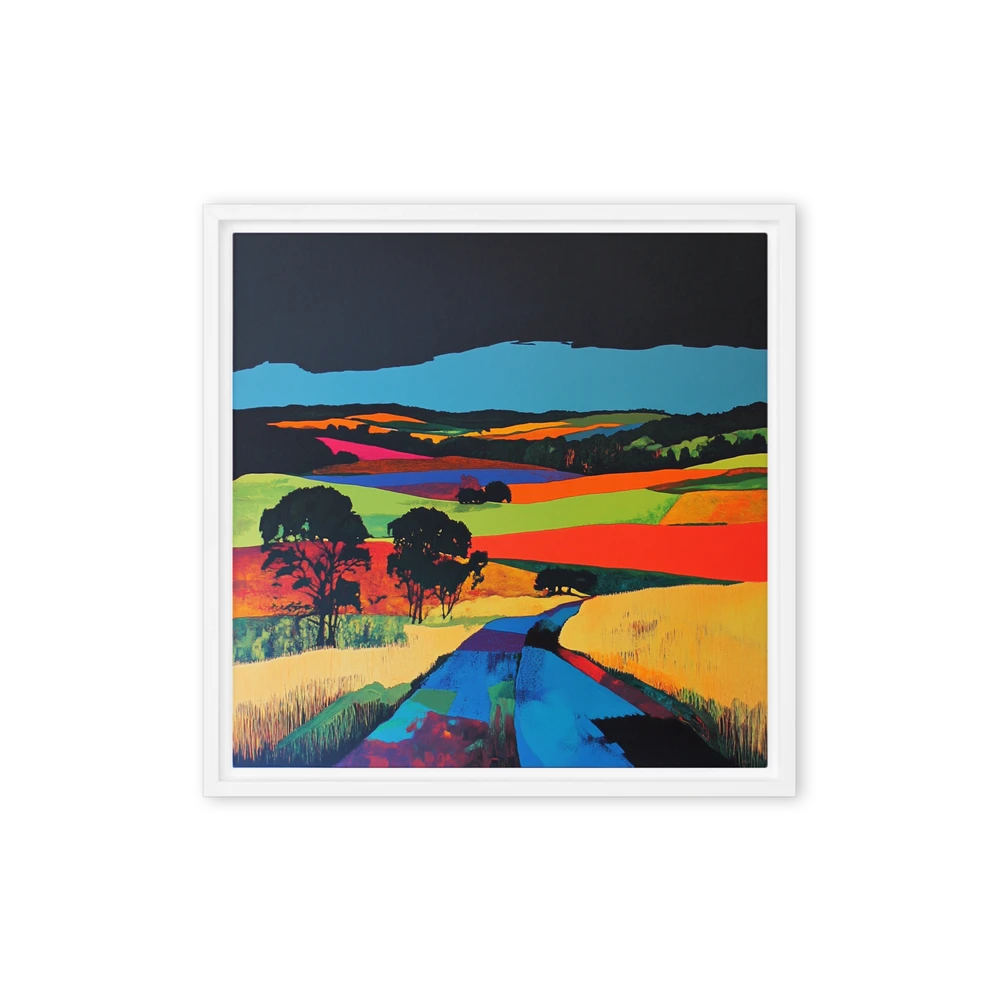 Vibrant Landscape with Road | Art Print