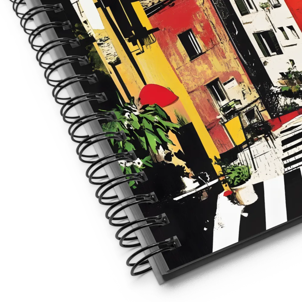 Mediterranean Cityscape 
 Spiral Notebook | 140 pages