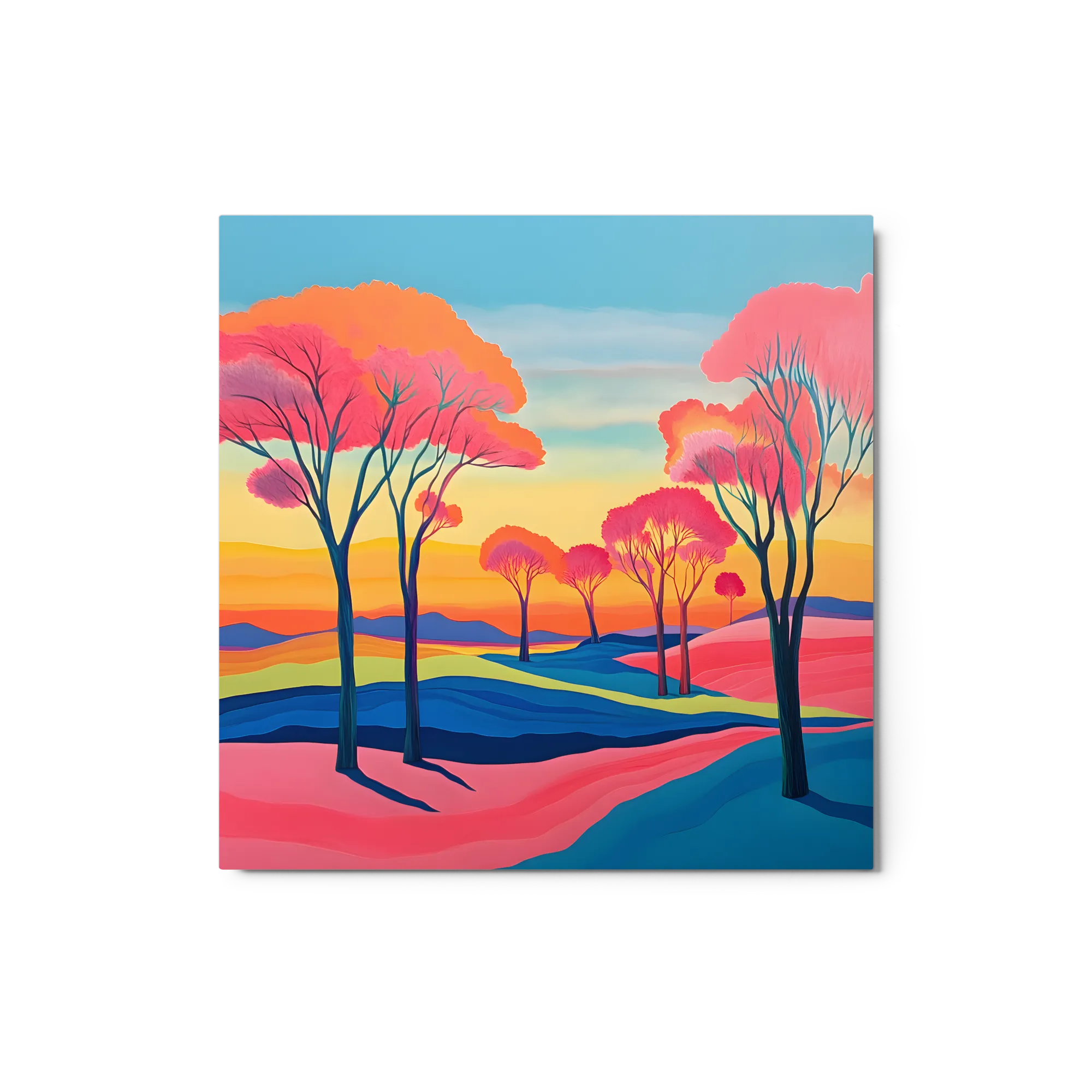 Vibrant Dreamscape Horizon 
 Canvas | 32″x 32″