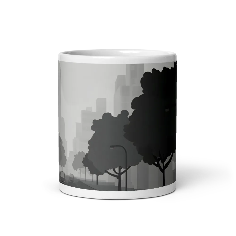 Avenue in Grayscale