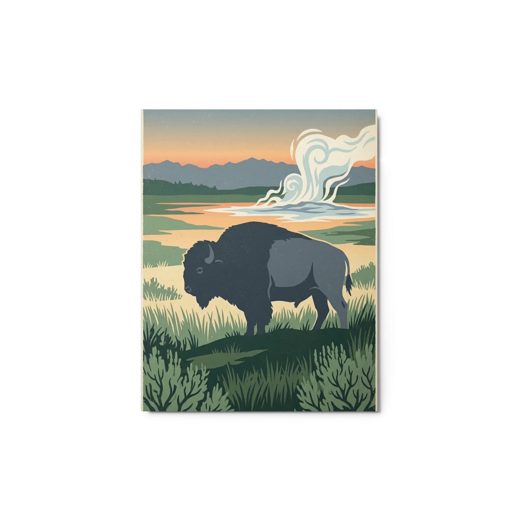 Wilderness Bison Geyser