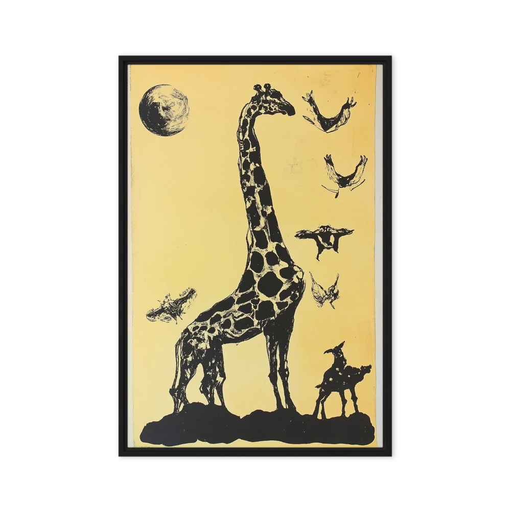 The Lunar Giraffe | Art Print