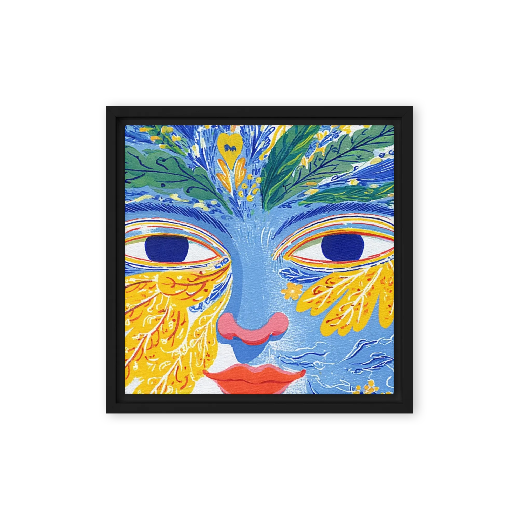 Nature's Gaze 
 Canvas | 8″x 8″