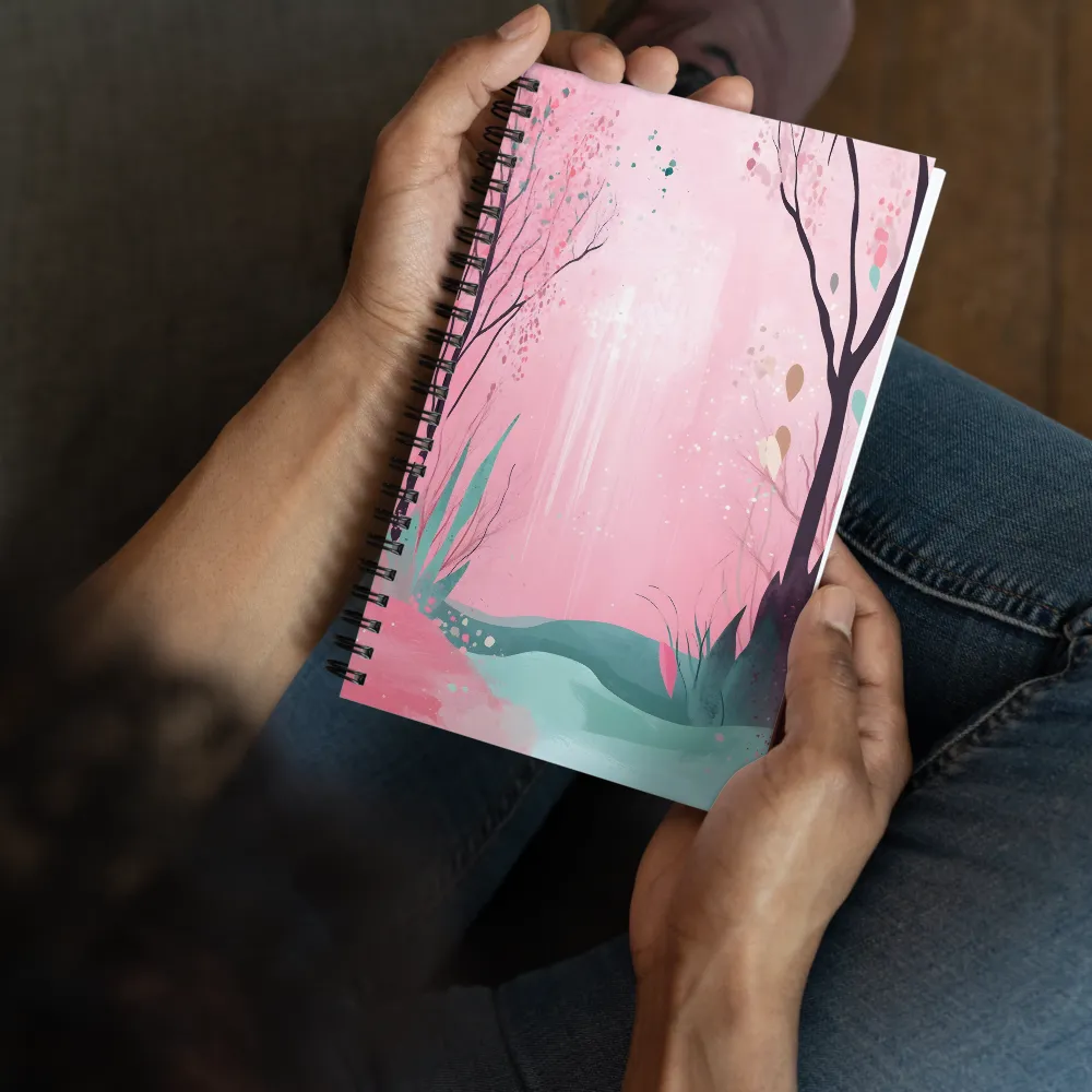 Whispers of a Spring Forest 
 Spiral Notebook | 140 pages