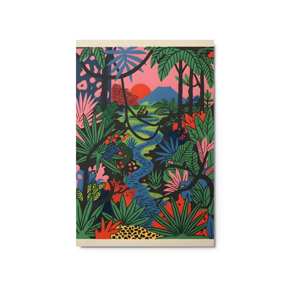 Jungle River Sunset | Art Print