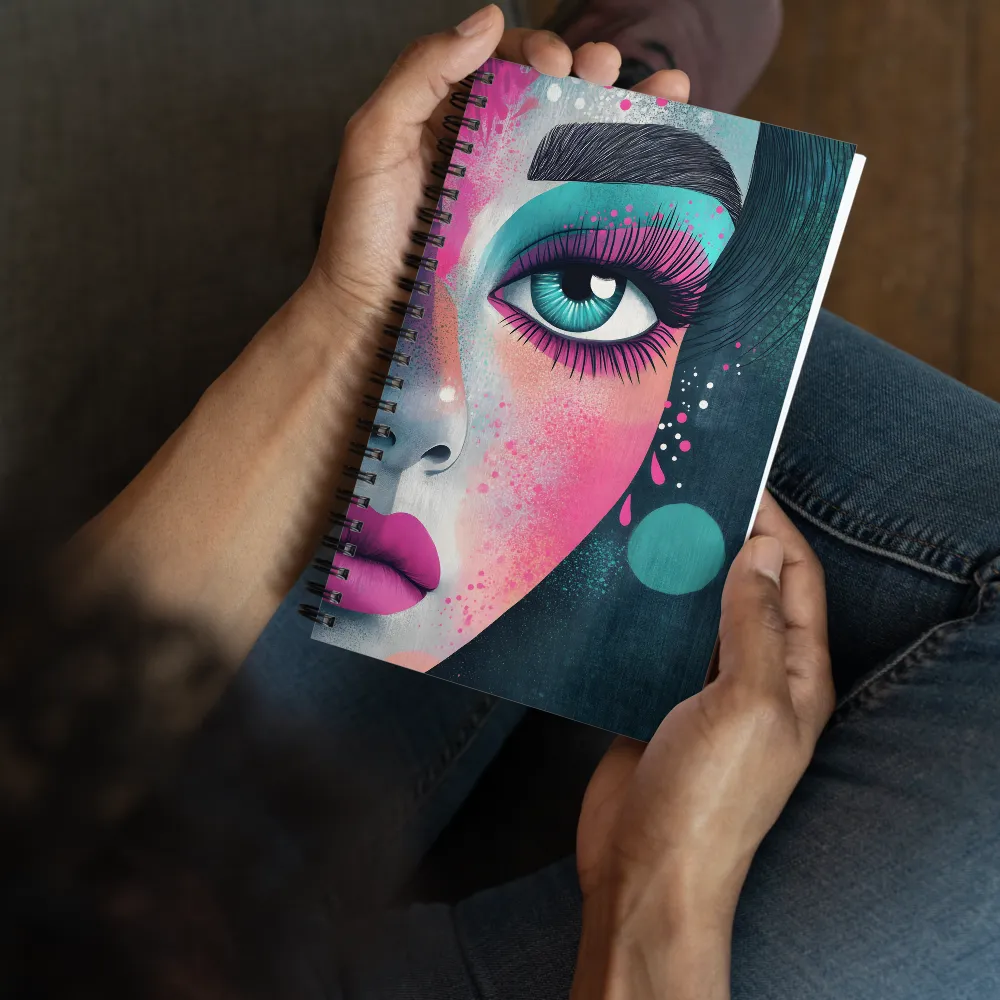 Pop Art Gaze 
 Spiral Notebook | 140 pages