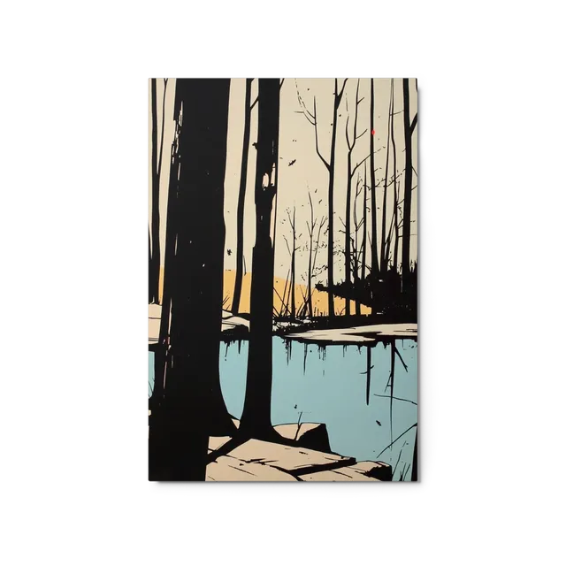 Serene Forest Reflection | Art Print