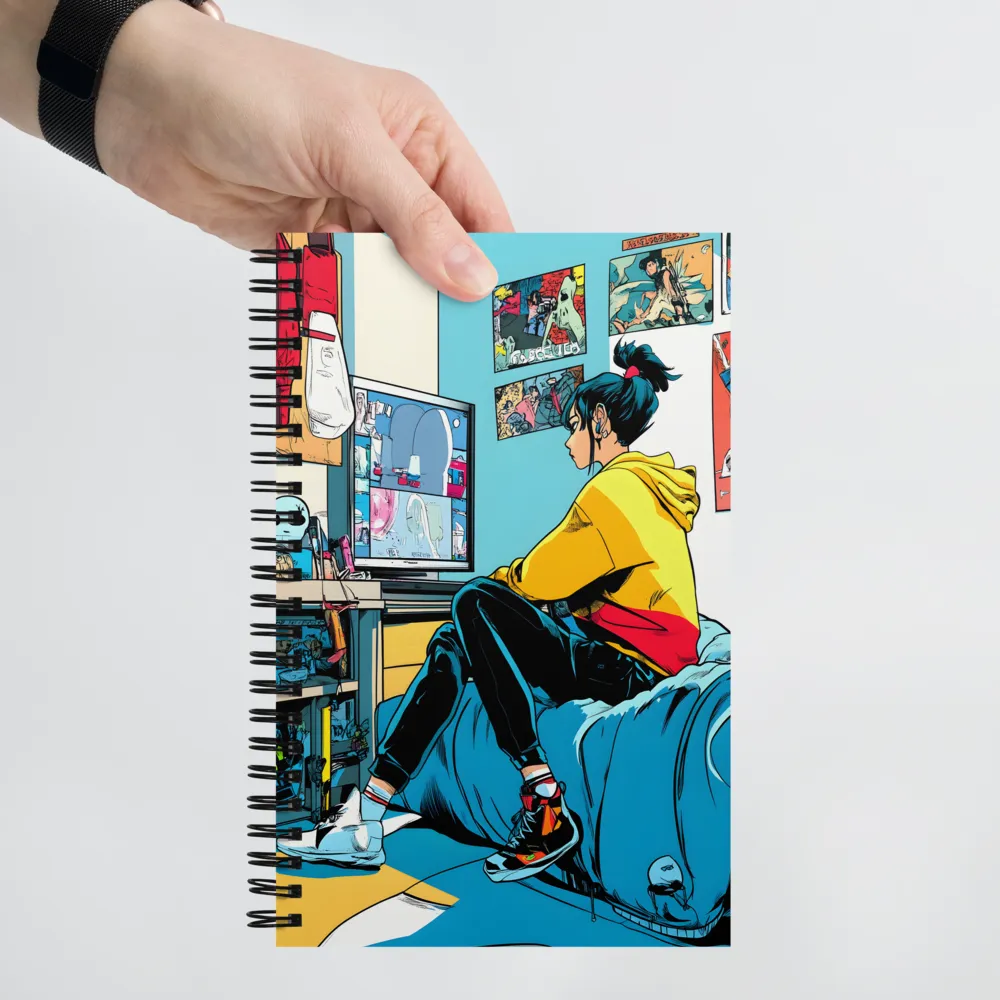 Urban Solitude: A Digital Era 
 Spiral Notebook | 140 pages