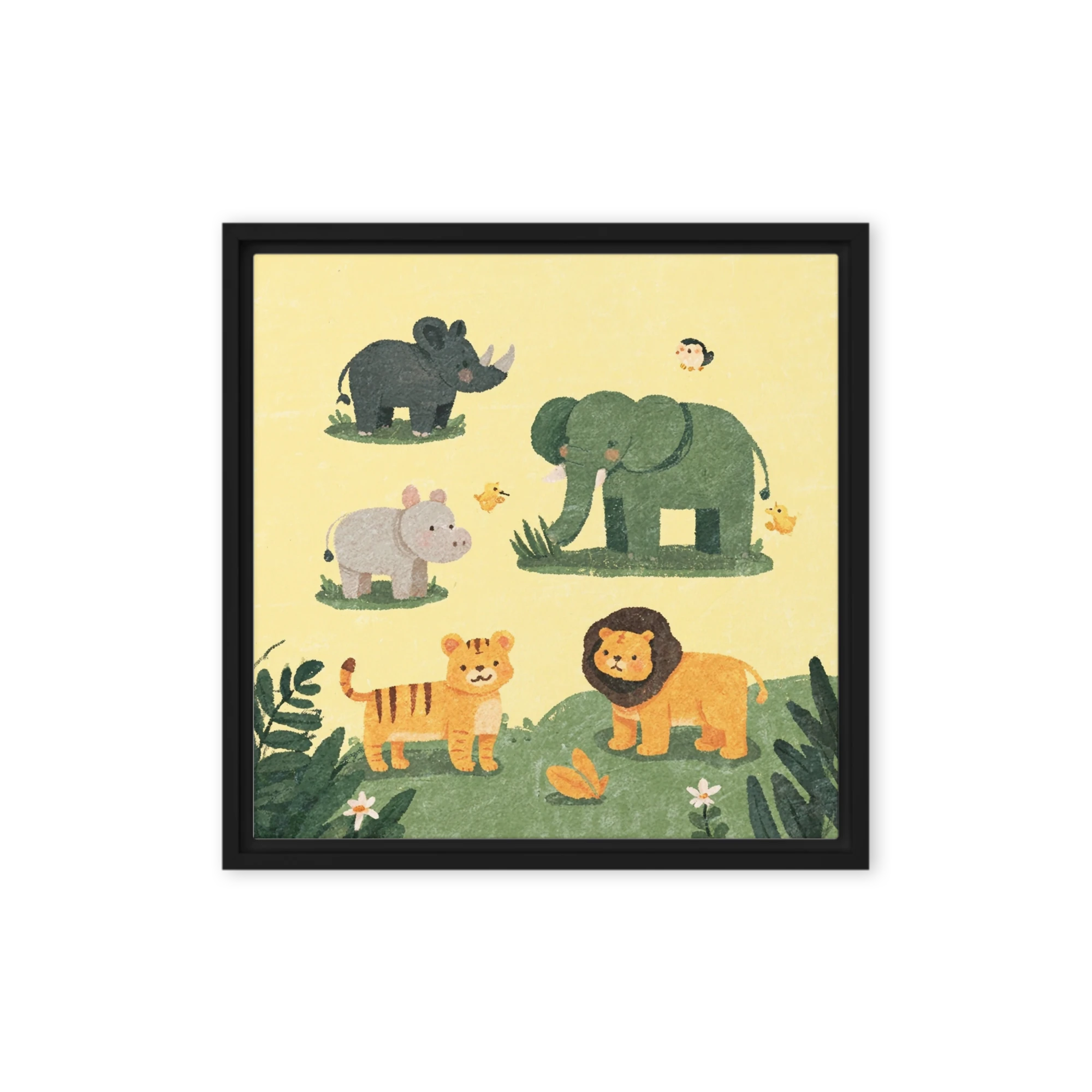 Cute Safari Animals Illustration