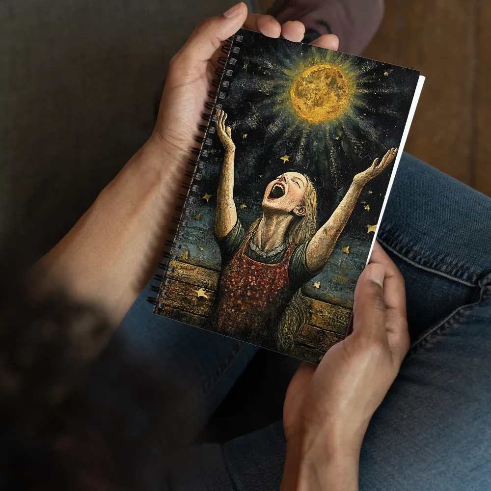 Woman's Celestial Ecstasy 
 Spiral Notebook | 140 pages