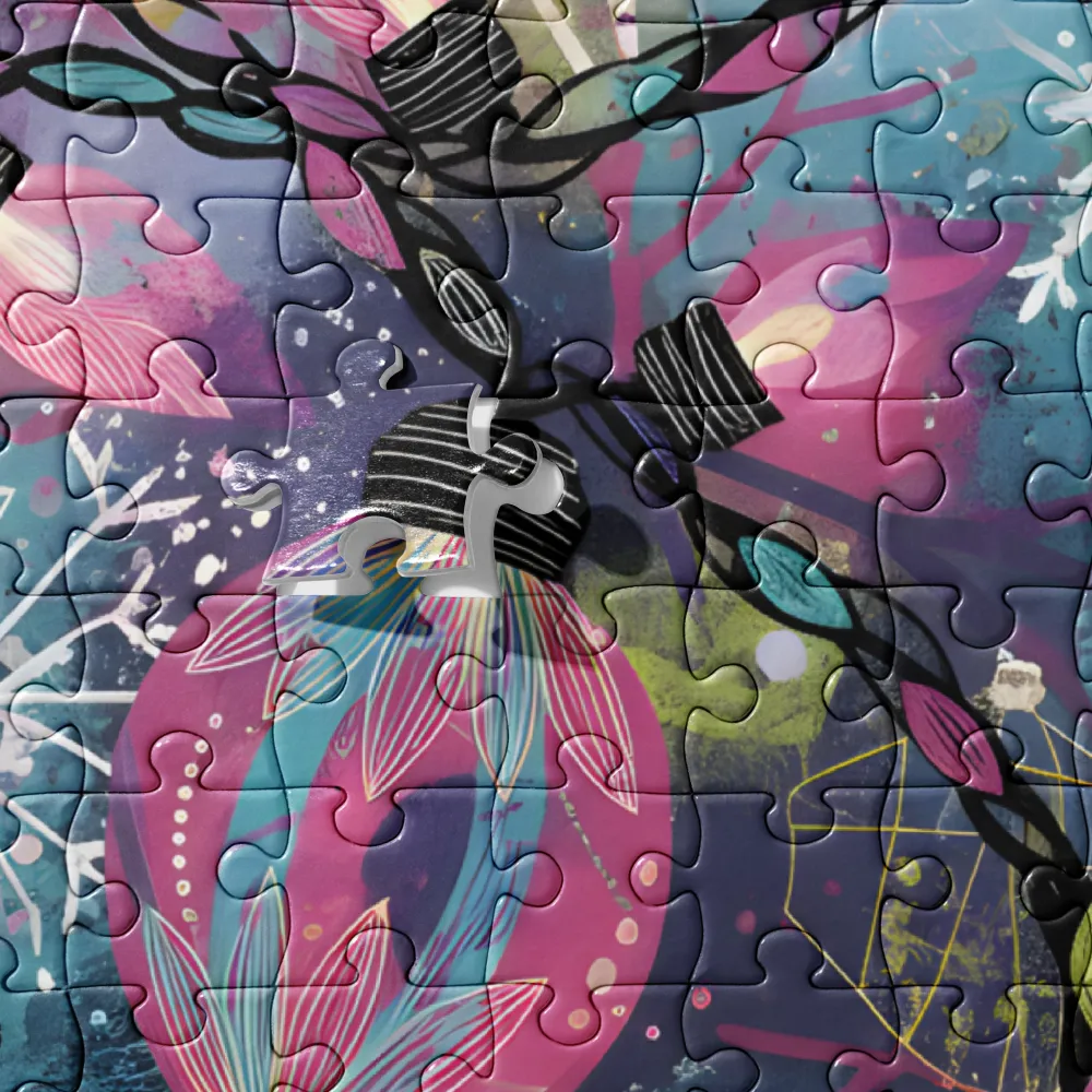 Holiday Lights Pattern 
 Jigsaw Puzzle