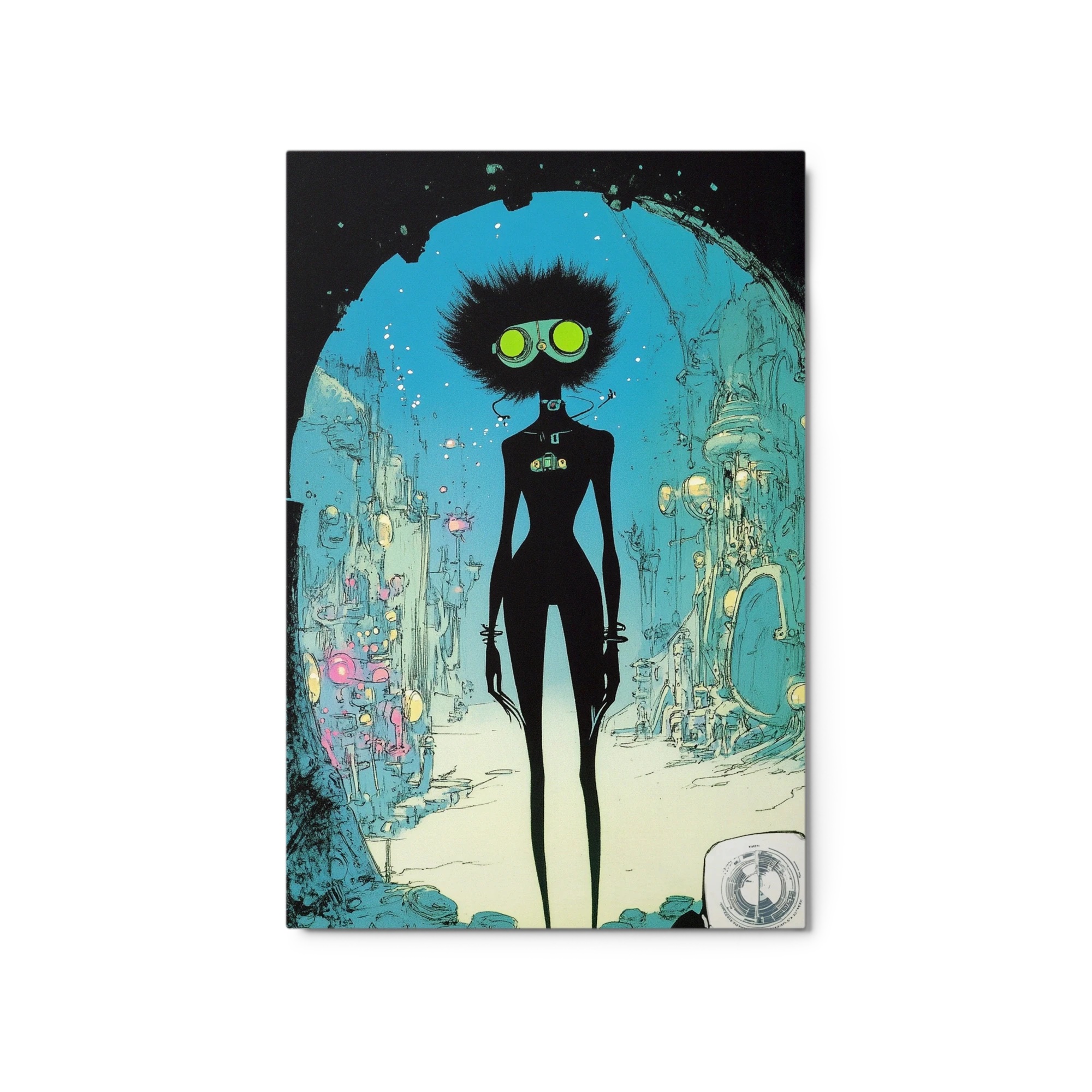 Surreal Futuristic Character Illustration