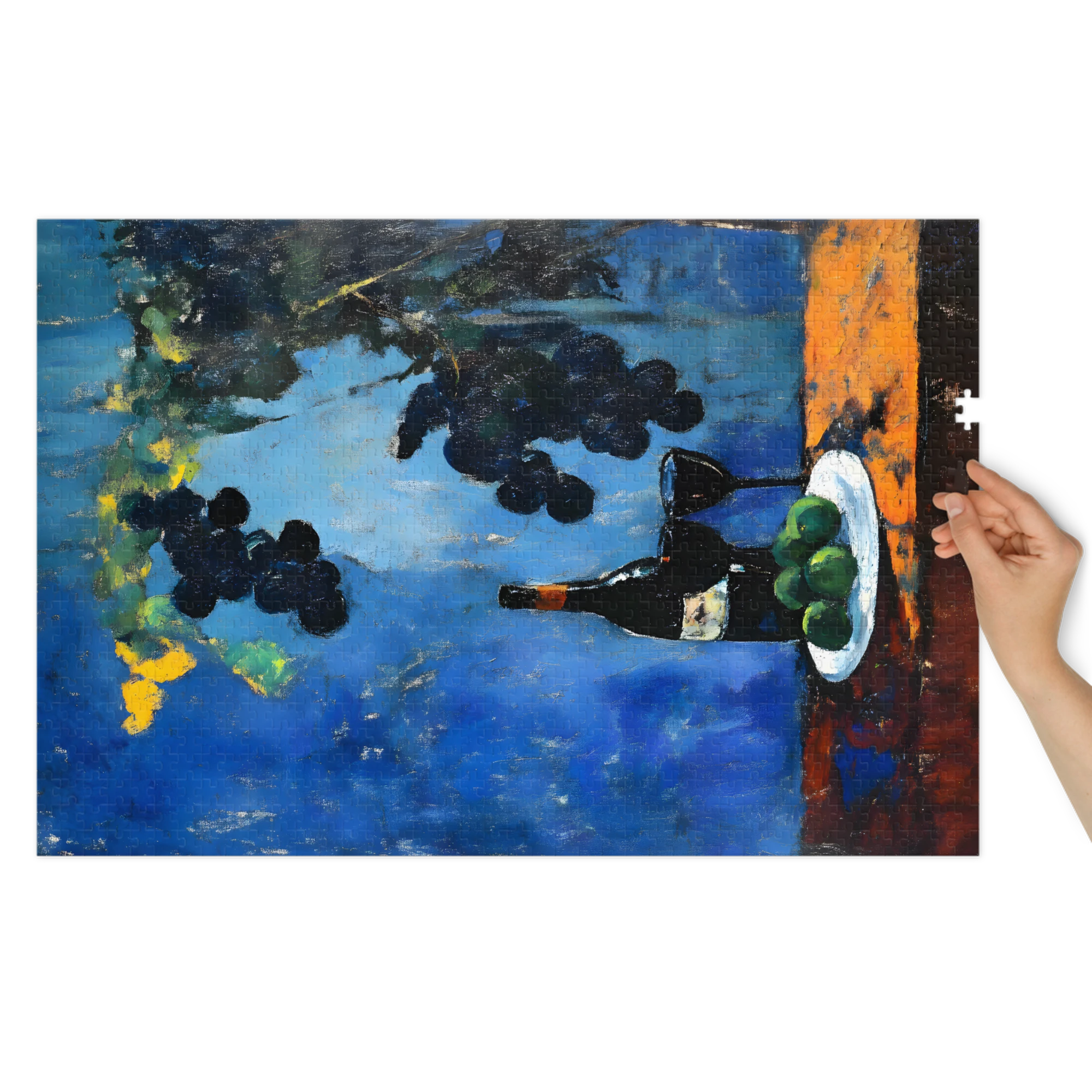 Wine and Grapes Still Life | Jigsaw Puzzles