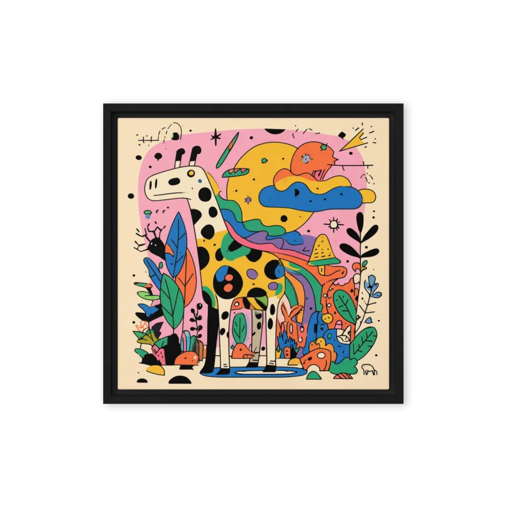 Savanna Dreams 
 Poster with Red oak Frame | 18″x 18″