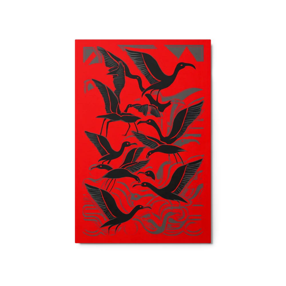 Flight in Crimson | Art Print