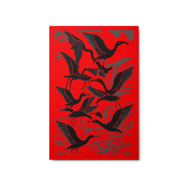 Flight in Crimson | Art Print