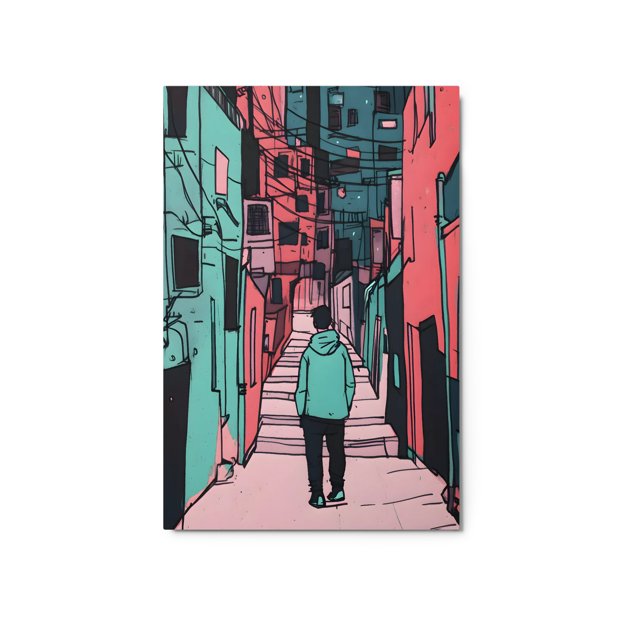 Solitary Urban Passage 
 Canvas | 18″x 26″